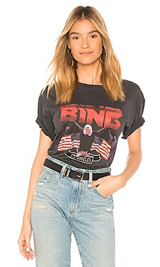 ANINE BING Vintage Bing Tee in Black from Revolve.com | Revolve Clothing (Global)