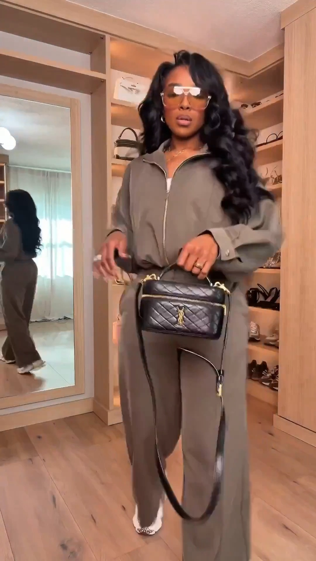 Scroll to shop this elevated athleisure look featuring a relaxed zip-up track jacket styled with matching wide-leg pants and sneakers for a polished yet comfortable outfit. Coordinated sets like this are easy to style multiple ways, making the cost per wear drop over time while building a versatile everyday wardrobe.

Perfect for travel days, running errands, casual outings, or comfortable everyday style.

5'4" | 138 lbs | 34D bust | 27" waist | 40" hips

#LTKootd #LTKSpringSale #LTKvlog

#LTKMidsize #LTKgrwm #LTKootd