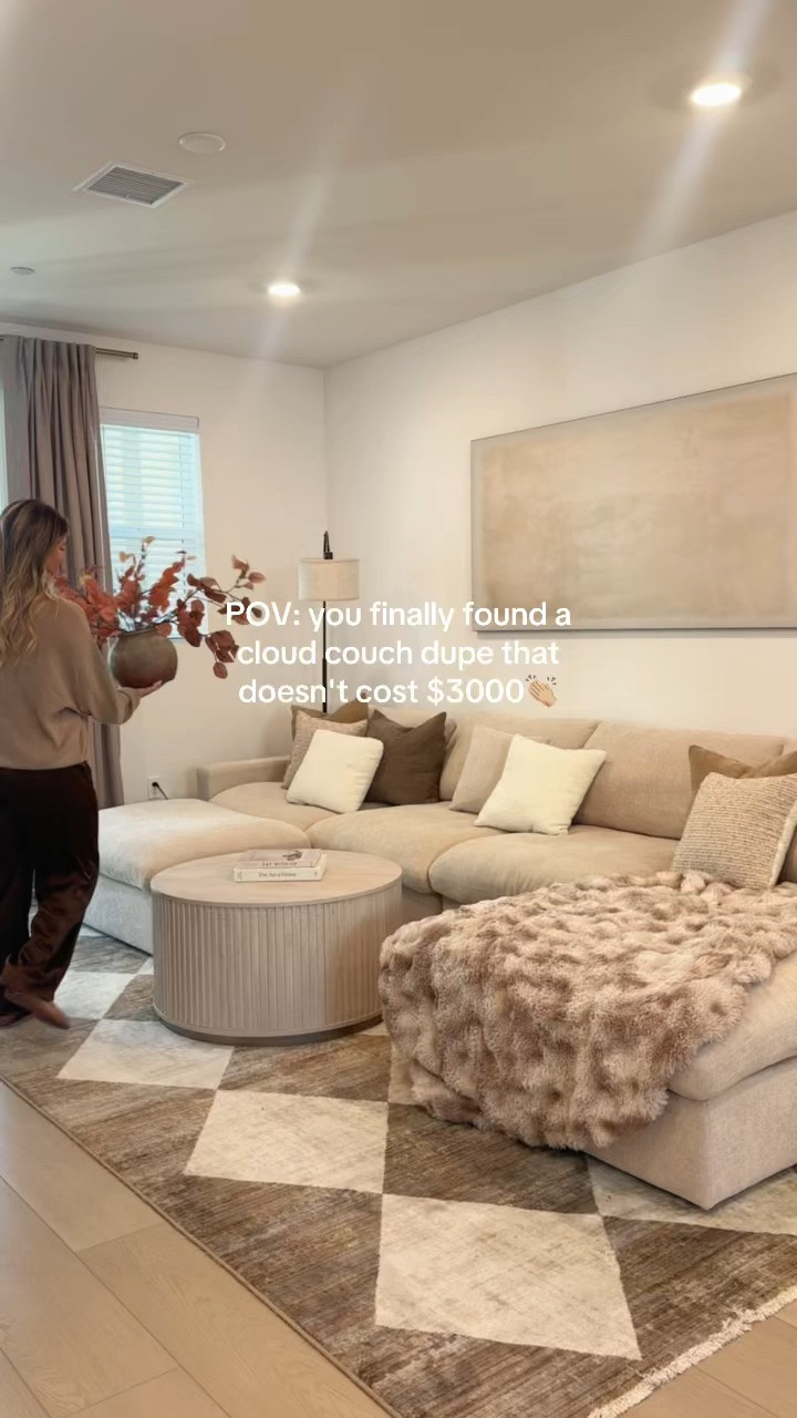 cloud couch of my dreams🤩 

I've been wanting a cloud couch dupe, but DID NOT want to spend $4000🤯

I grabbed this one from wayfair for less than half that🙌🏼

if this is the one you want, make sure you choose the color: chenille beige🤎 

#cloudcouch  #cloudcouchdupe  #livingroom  #livingroomdecor  #neutrallivingroom #sofa #couch  #falldecor #falldecorations

#LTKHome #LTKSaleAlert #LTKSeasonal