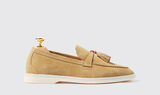 Leandra Beige Scamosciata Loafers for Women | Scarosso® | Scarosso