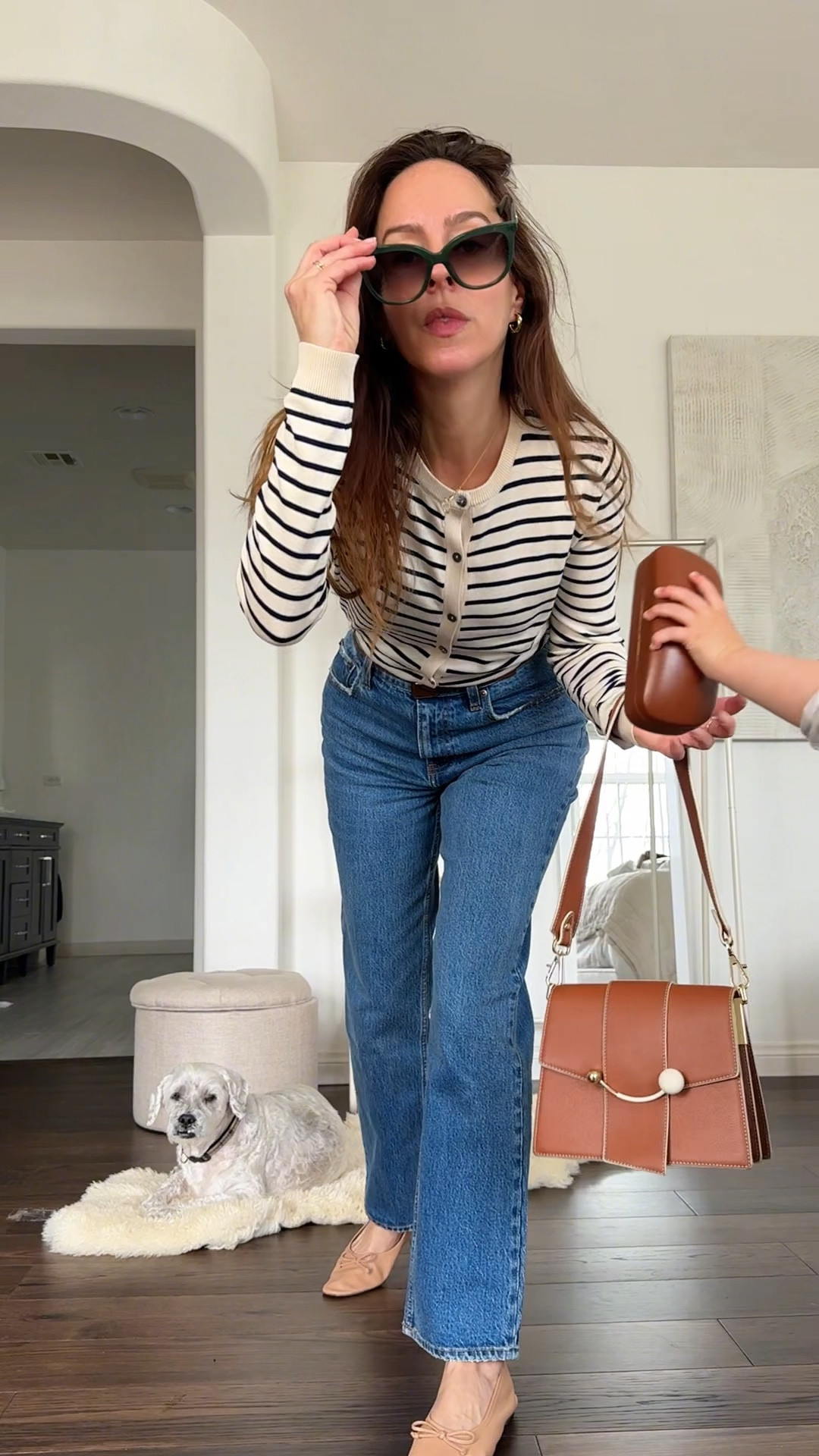 Cardi: S / Tank: S / Belt: S / Jeans: 26 short / Flats: run tts / Trench: S


GRWM for a solo afternoon in LA…
I kept it comfy for the drive with the relaxed version of my favorite jeans and ballet flats that feel more like slippers than shoes. Went with a cardi I could easily unbutton post-cut and topped it off with a trench—because LA wind is no joke!



#LTKOver40 #LTKStyleTip #LTKFindsUnder50