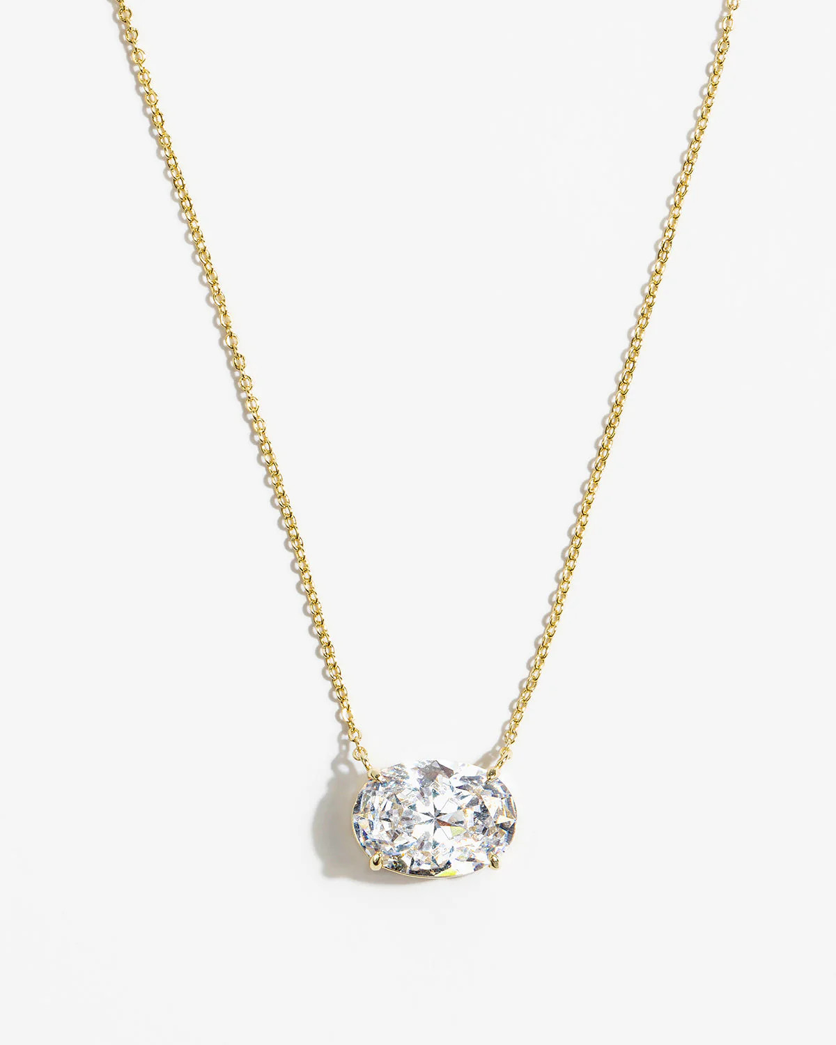 Hello Gorgeous! Necklace - Gold|White Diamondettes | Melinda Maria Jewelry