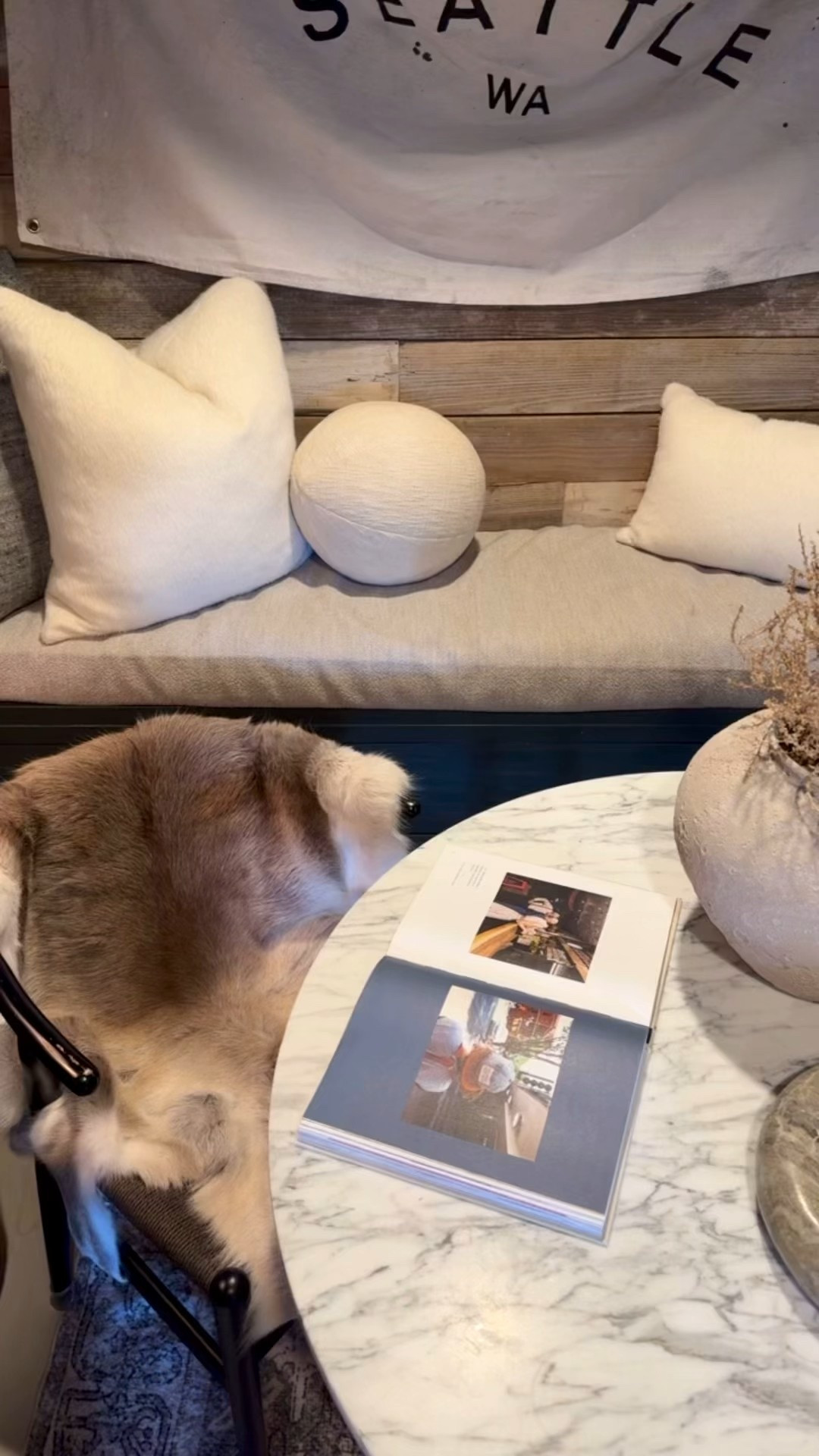 A cozy corner I never get tired of.
Soft textures, warm neutrals, and layered pieces that make a space feel collected — not styled just for photos.

The pillows, stone accents, candlelight, and those quiet little details that make a home feel calm and lived in 🤍

Linked what I can here.
Save this if you love neutral, cozy spaces.

#LTKHome #LTKSaleAlert