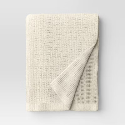 Oversized Chenille Knit Throw Blanket - Threshold™ | Target