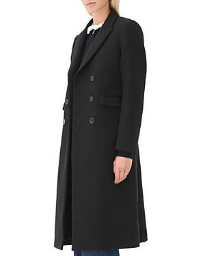 Sandro Margalite Double Breasted Wool Coat | Bloomingdale's (US)