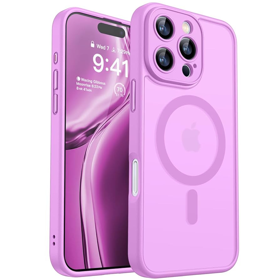 CANSHN Magnetic Compatible with iPhone 16 Pro Case, Upgraded [Full Camera Protection] [Compatible... | Amazon (US)