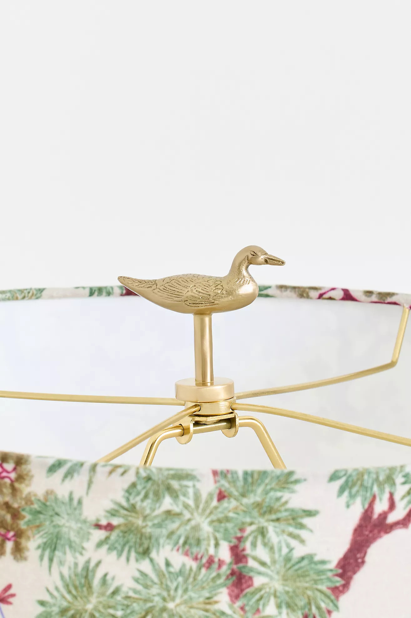 Mallard Duck Brass Decorative Light Finial | Anthropologie (US)