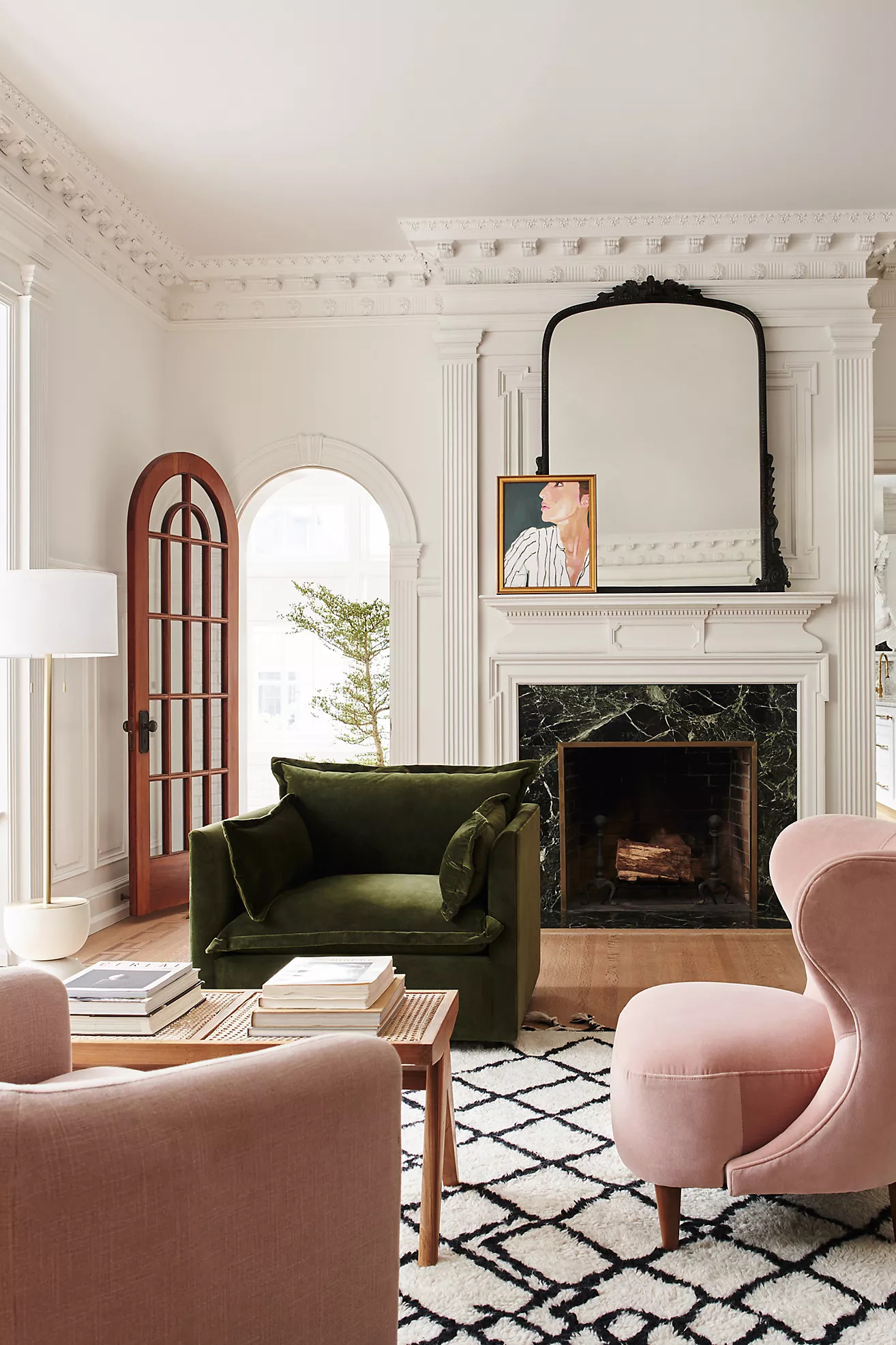 Gleaming Primrose Mirror | Anthropologie (US)