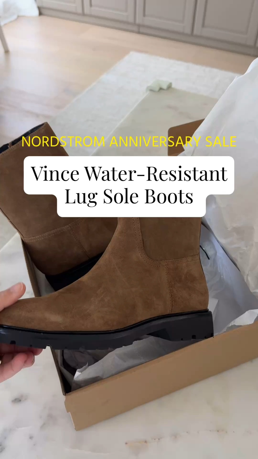 Nordstrom Anniversary Sale: Vince Lug Sole boots. Water resistant. Perfect winter boot. Got this color and brown. I like these in a 5.5 to make room for thicker socks. Perfect toe, perfect shaft, not too heavy.

#LTKPetite #LTKSaleAlert