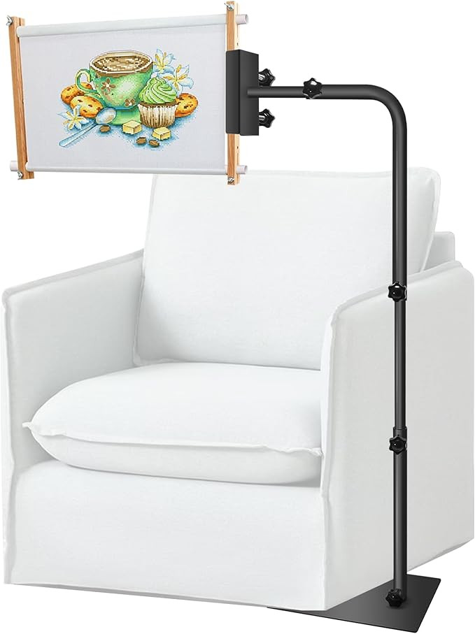 Work Stand Fit For Lowery with Side Clamp, 360° adjustable cross stitch stand, Rotating Needlepo... | Amazon (US)