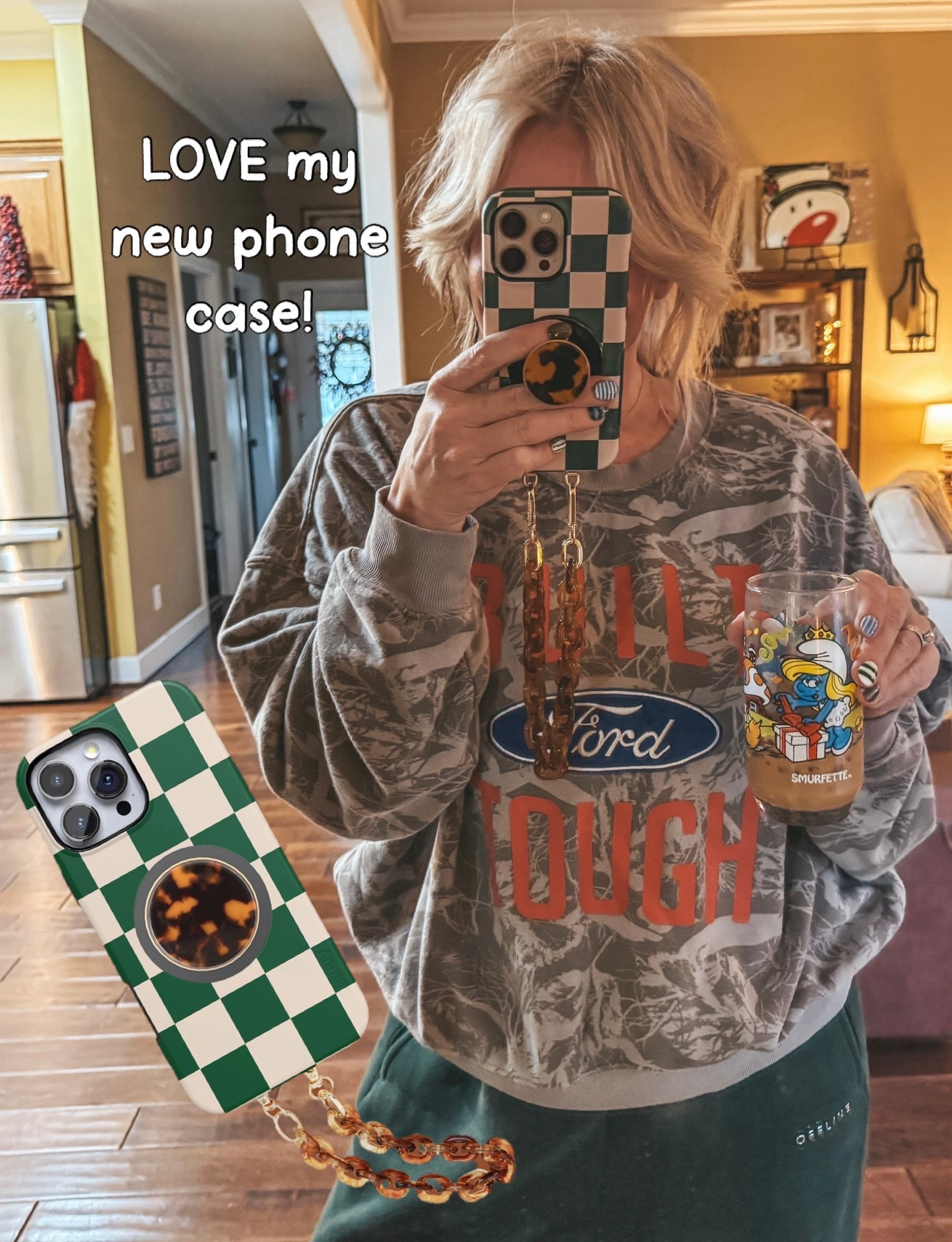 Changing up my phone case makes me happy:) this one is so cute!! Love the chain too! 

#LTKOver40 #LTKFindsUnder50 #LTKStyleTip