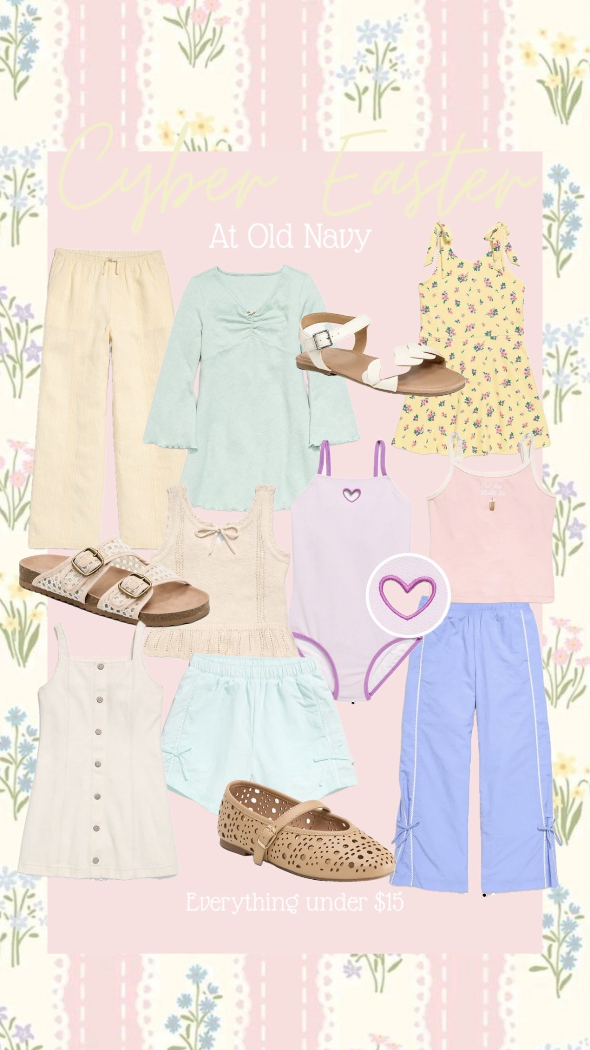 Old navy has a cyber Easter Sale!!! 50% off everything. Girls summer and spring stuff 

#LTKsale #LTKcanada #LTKkids