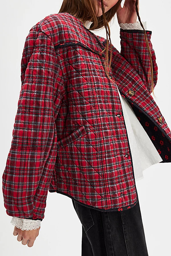 Damson Madder Macy Quilted Jacket | Free People (Global - UK&FR Excluded)