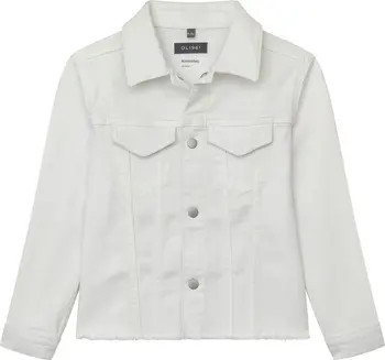 Kids' Manning Fray Hem Denim Jacket | Nordstrom