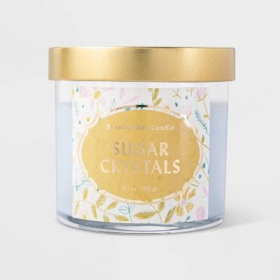 4.1oz Lidded Glass Jar Sugar Crystals Candle - Opalhouse™ | Target