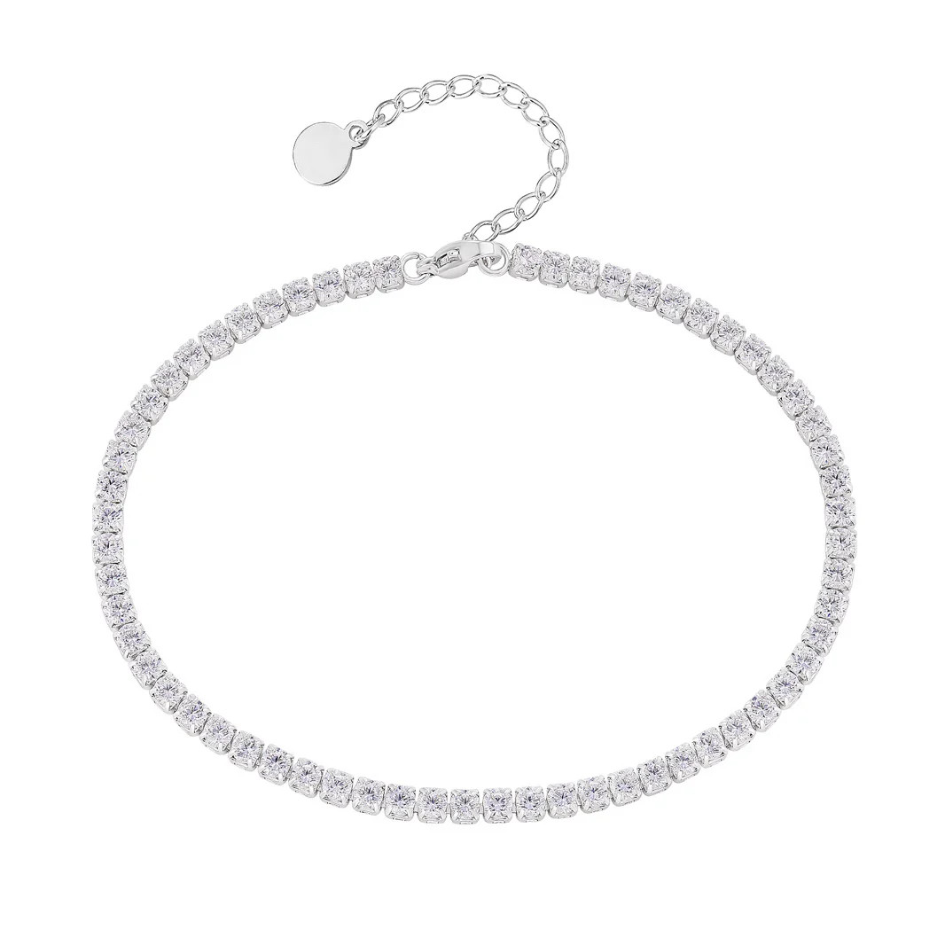 Like Diamonds Anklet | Garnished in Gold