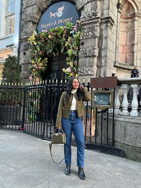 In Dublin, Ireland for the first time and matching the beautiful streets in my Mango tweed jacket and Michael Kors bag ☘️🇮🇪

#LTKtravel #LTKstyletip #LTKeurope