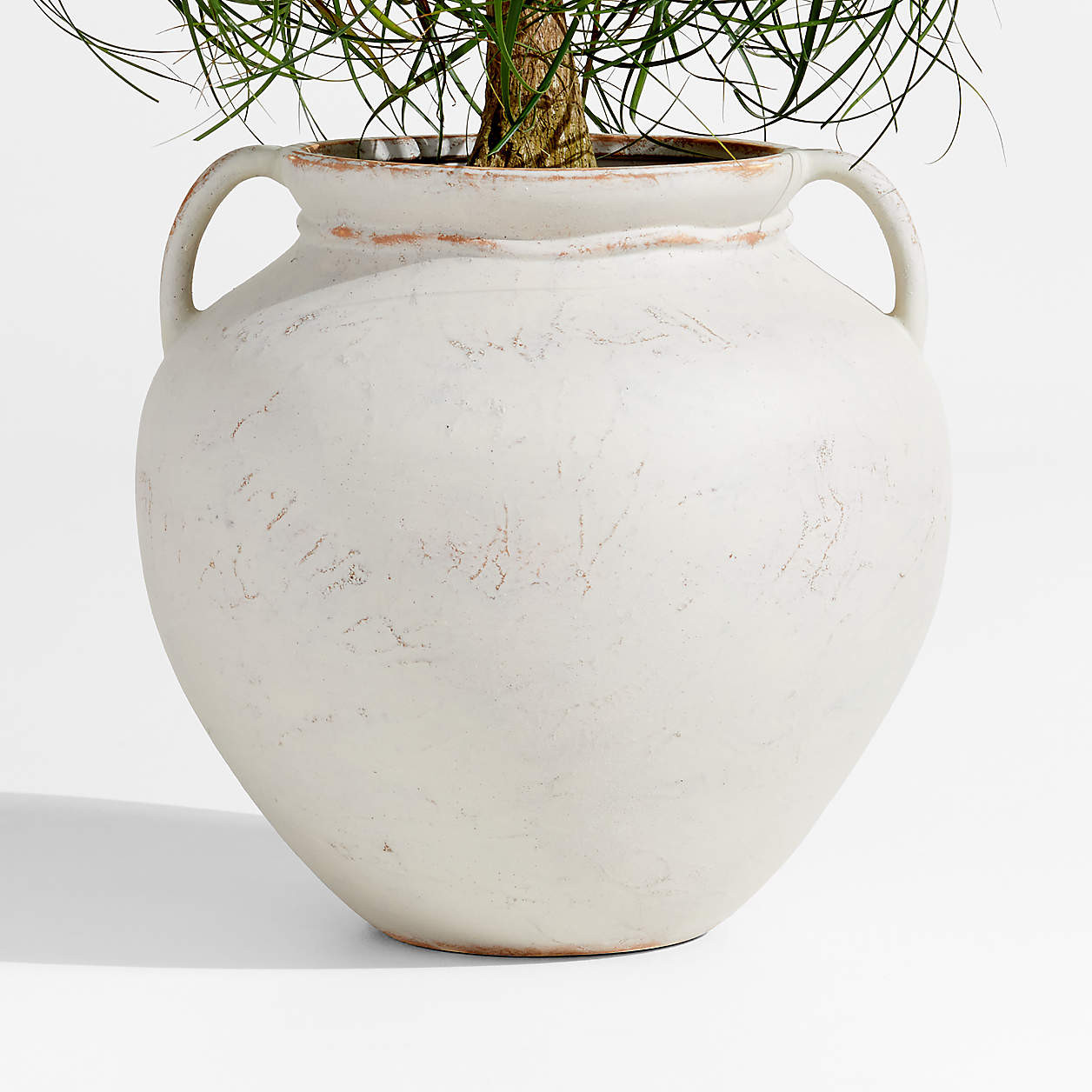 Cannes 18" Earthenware Indoor/Outdoor Planter by Laura Kim + Reviews | Crate & Barrel | Crate & Barrel