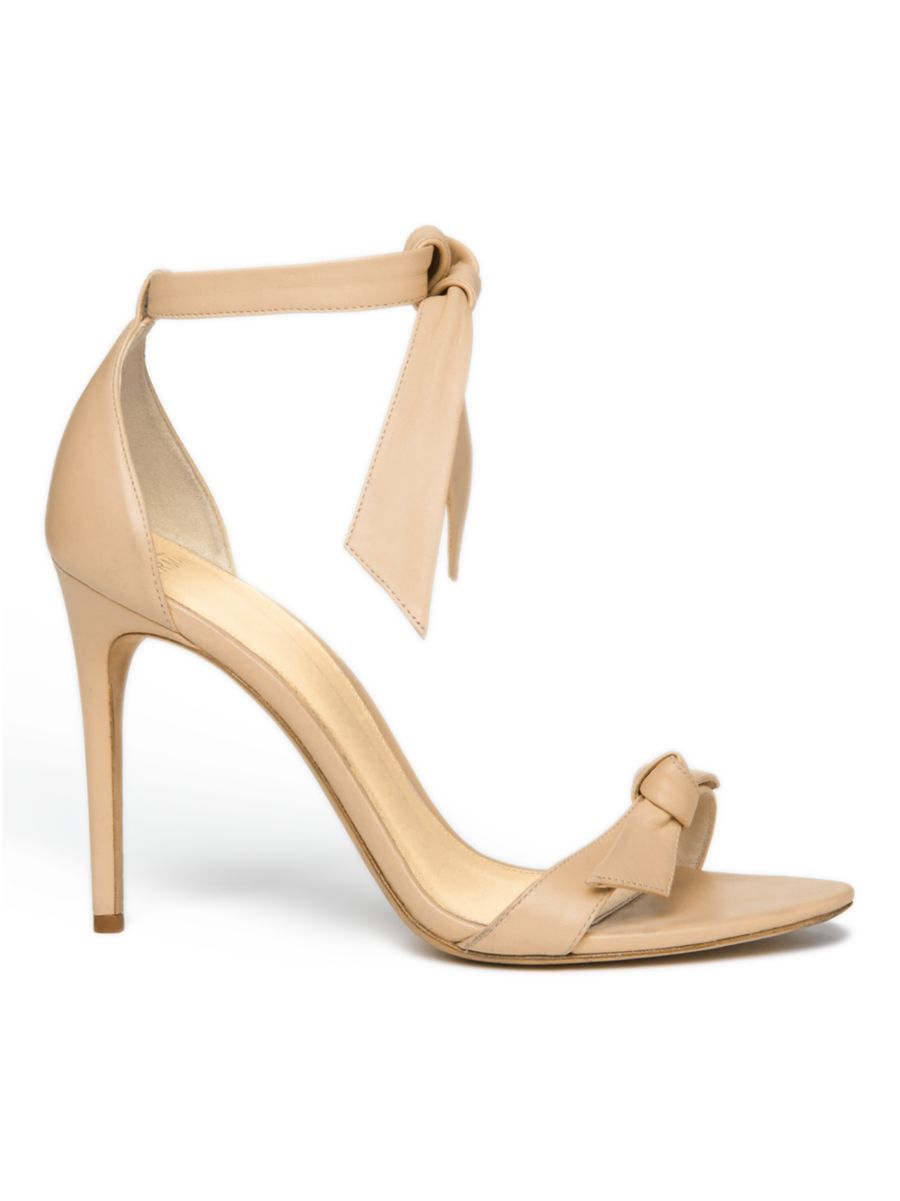 Alexandre Birman Clarita Bow Leather Sandals | Saks Fifth Avenue
