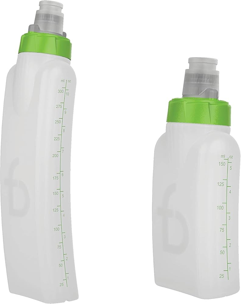 FlipBelt Arc Water Bottle Bundle - 11 Oz + 6 Oz Curved Hydration Running Bottles | Amazon (US)