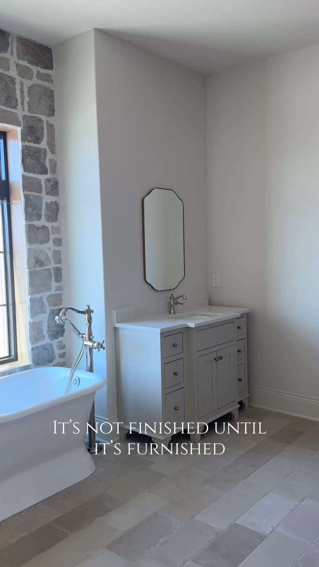 Cannot get over how beautiful and timeless this master bath is from our latest closing🤍✨ #wayfair #ad #wayfairpartner @Wayfair