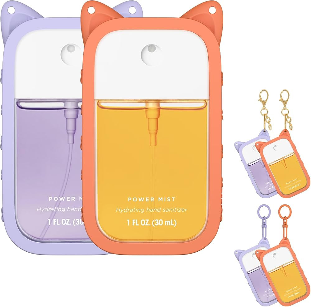 2 Packs Silicone Case Compatible with Touchland Hand Sanitizer Spray (Fit for 1 FL OZ/30 mL Ver),... | Amazon (US)