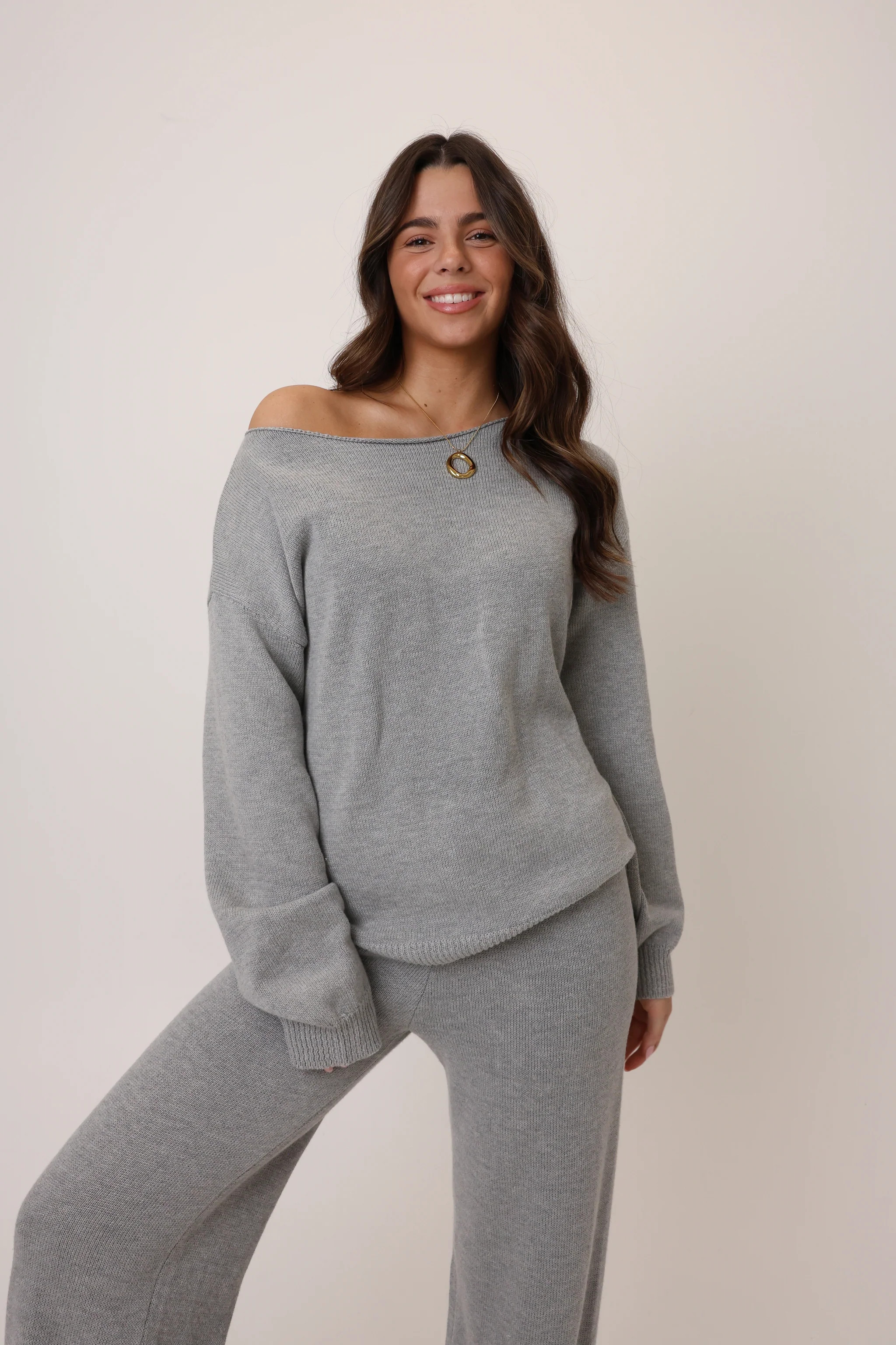 Cabin Side Sweater | Grey Bandit