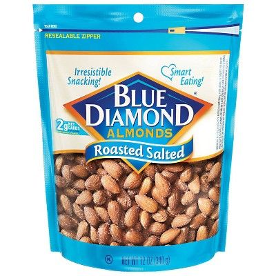 Blue Diamond Almonds Roasted Salted - 12oz | Target