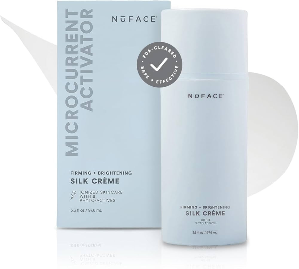 NuFACE Silk Creme Activator - Brightening & Firming Conductive Serum for Microcurrent - Powered b... | Amazon (US)