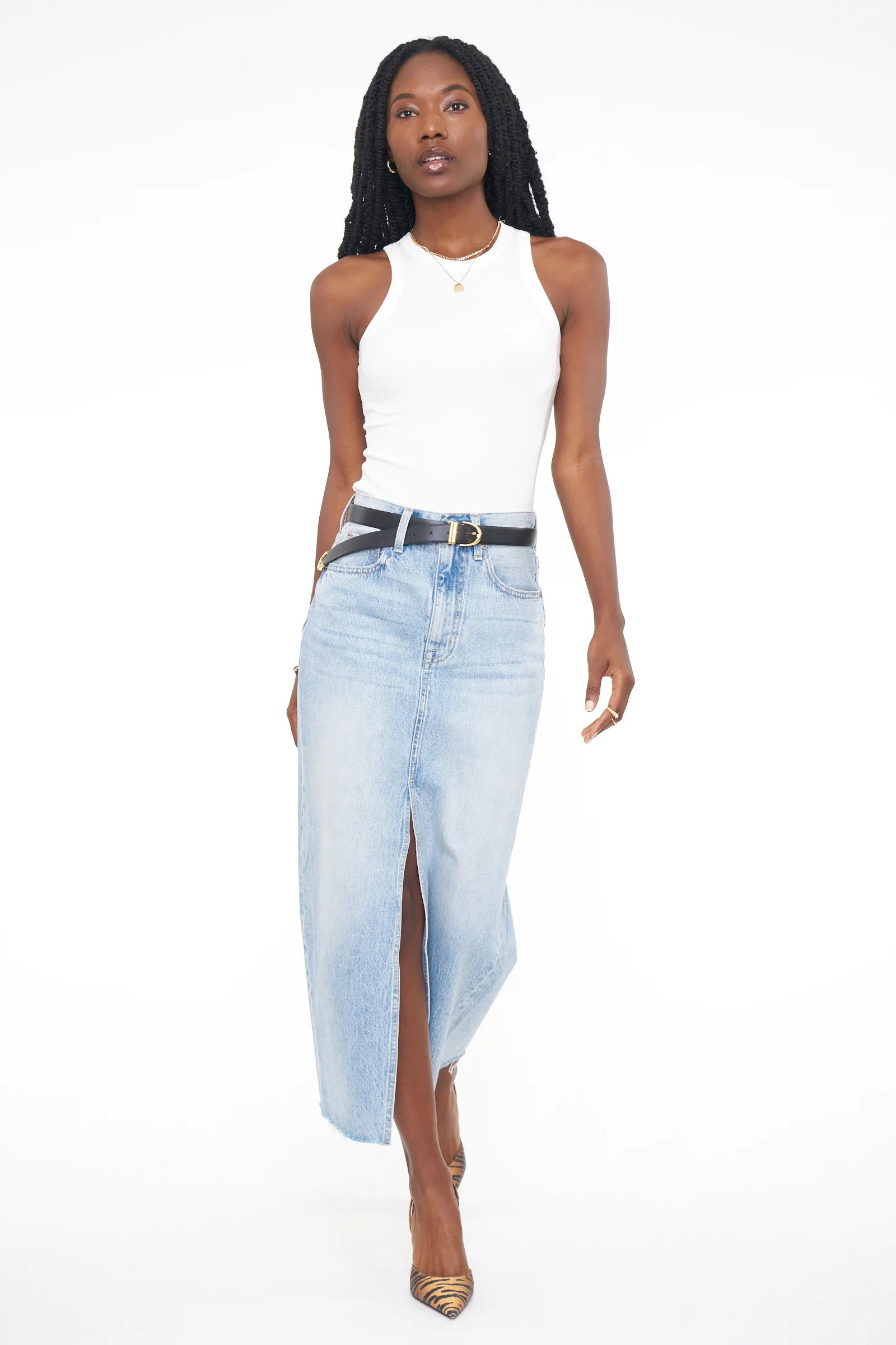 Alice Midi Skirt - BrooklynRegular price
        $148.00 | Pistola Denim