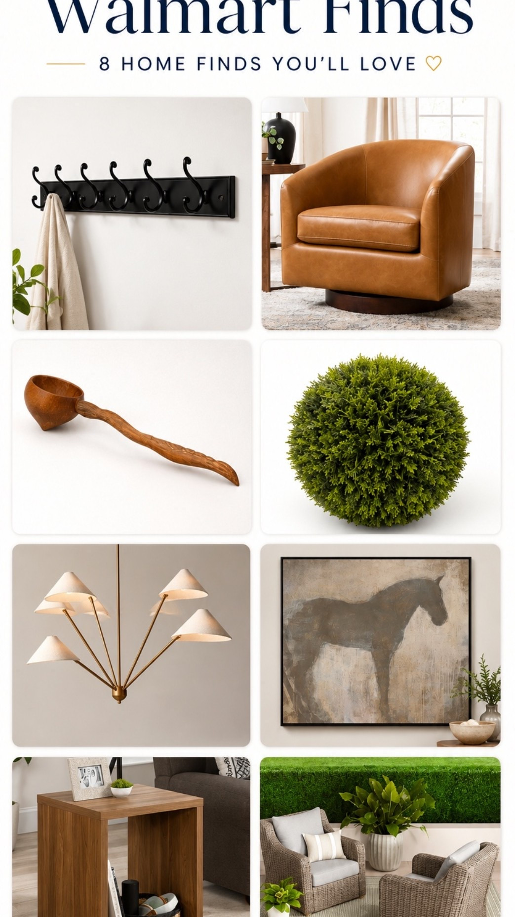 Walmart Finds That Look High-End

These Walmart finds look far more expensive than they are. From the swivel accent chair and oversized artwork to outdoor seating, decor accents, and functional furniture, these are the pieces giving designer style without the designer price tag. Saving this roundup for my next room refresh! #WalmartHome #DesignerLookForLess #HomeDecorFinds #LTKHome #NeutralHome

#LTKHome #LTKSaleAlert #LTKSeasonal
