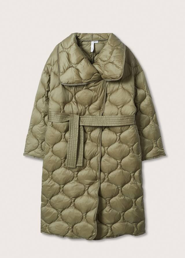 Satin quilted jacket | MANGO (US)