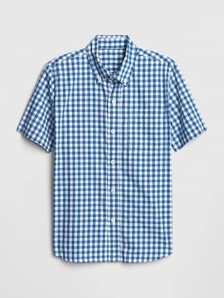 Poplin Short Sleeve Shirt | Gap US