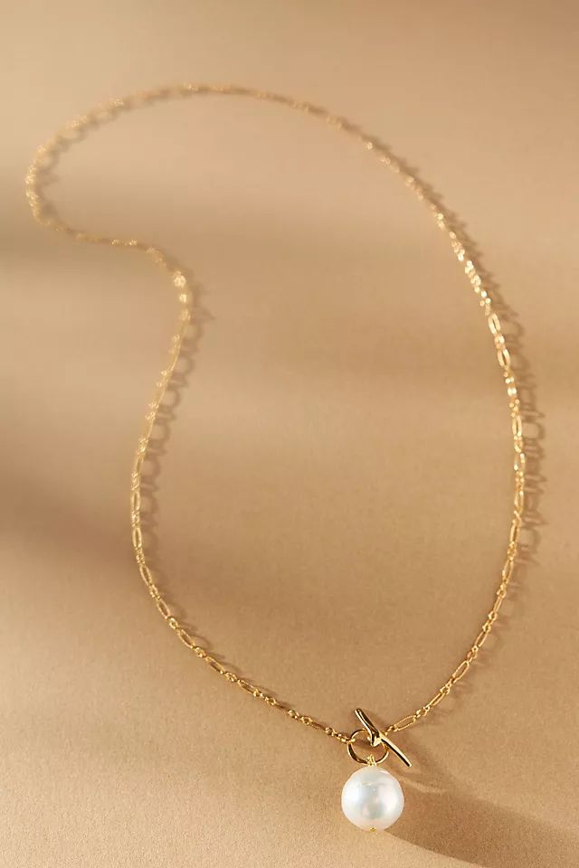 Chan Luu 18K Gold-Plated Toggle Necklace | Anthropologie (US)