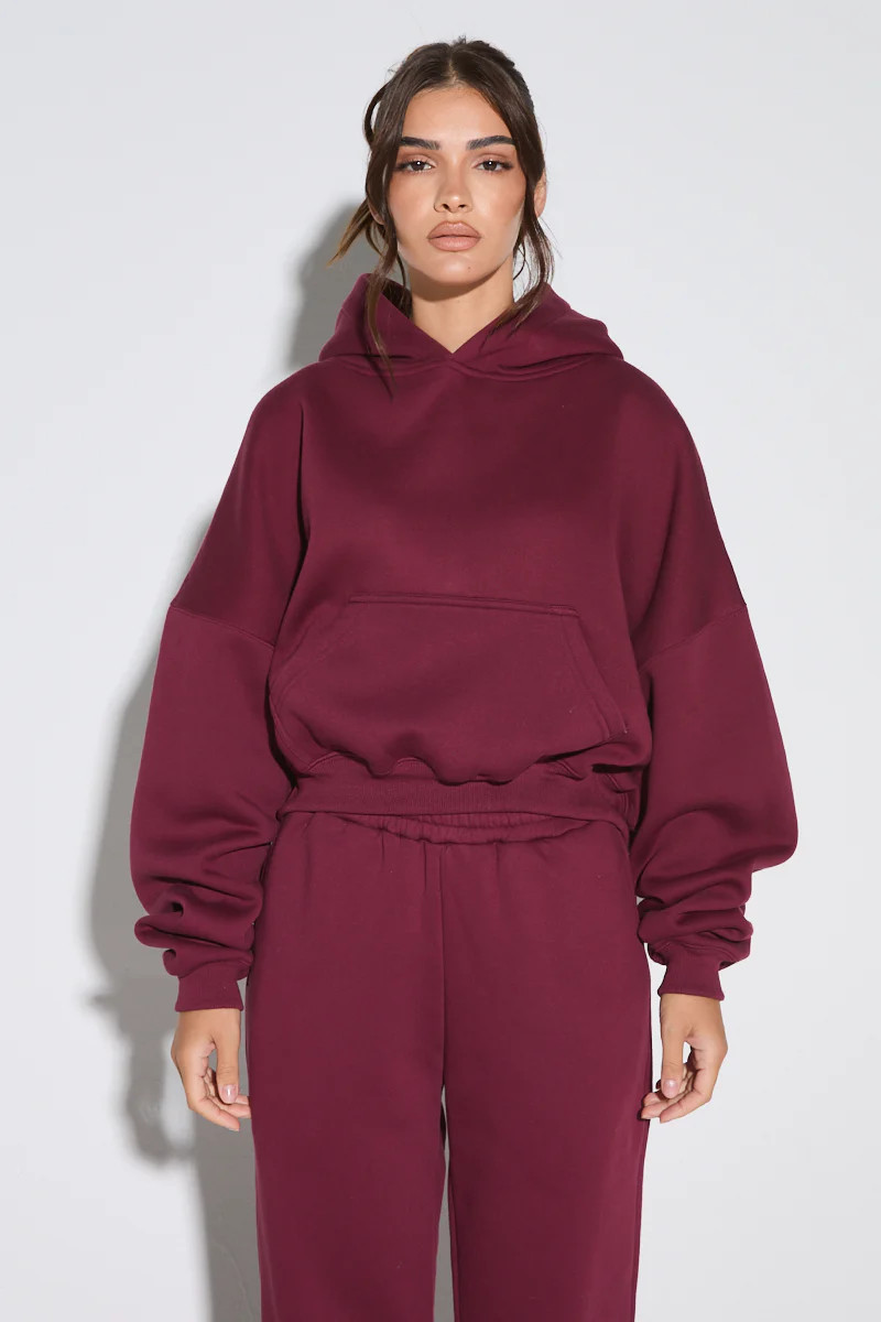 Oversized Black Hoodie | Noughts and Kisses