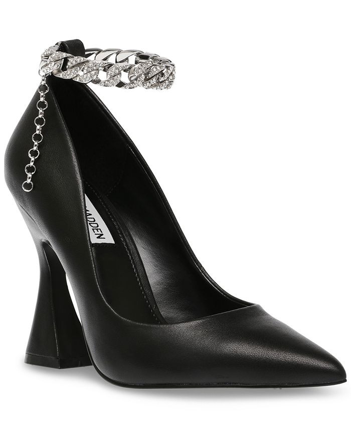 Steve Madden
          
  
  
      
          Women's Zippy Bell-Heel Chained Pumps | Macys (US)