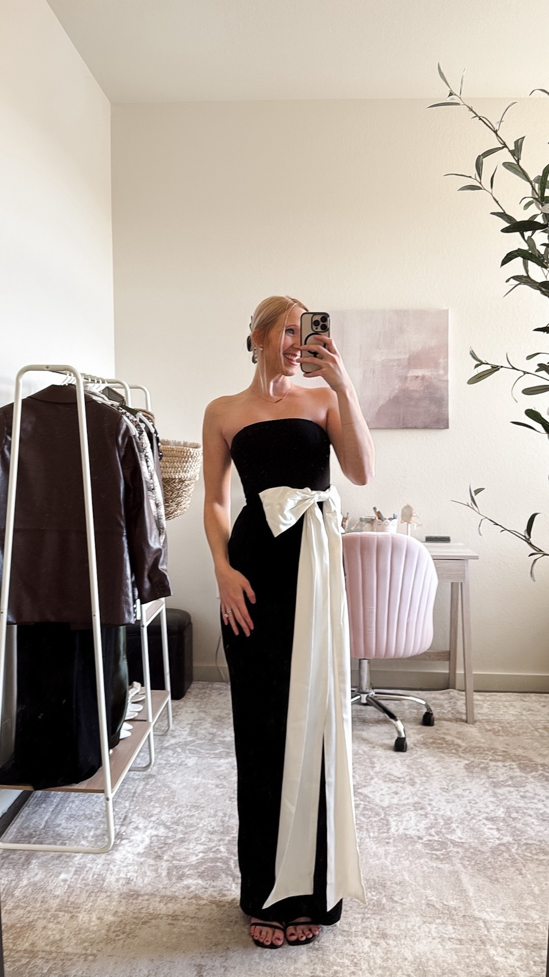 Lulus formal wedding guest dress option and sparkly mini dress 🖤

Black strapless maxi dress with bow - wearing an XS. Thicker material that hugs your body, snug, but so flattering! Size up if you’re in between sizes. Perfect length with heels. Cute to wear as a black tie wedding guest dress.

Sequin mini dress - xs, so fun for a formal event or NYE party! It’s short, so consider wearing tights underneath!

Wedding guest winter, formal wedding guest dress, black wedding guest dress, black tie wedding guest dress, black tie optional wedding guest dress, lulus wedding guest dress, classy wedding guest dress, formal dress, black dress, black maxi dress, formal winter wedding guest dress, formal wedding guest dress winter

#LTKHoliday #LTKWedding #LTKFindsUnder100