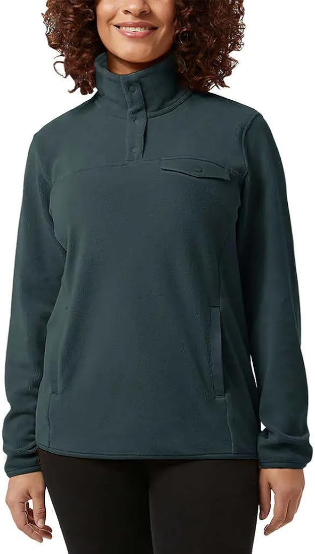 32 Degrees Women's 1/4 Snap Fleece Pullover | Amazon (US)