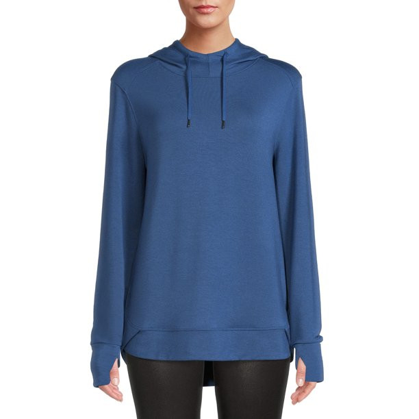 Athletic Works Women's Athleisure Mock Neck Hoodie | Walmart (US)