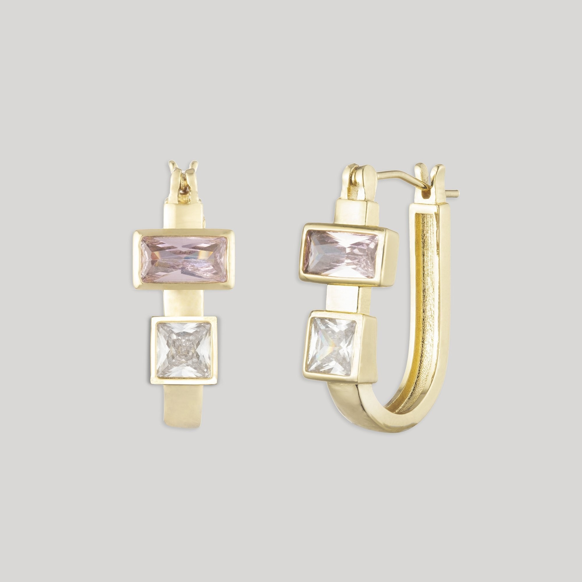 Violetta Small Thick Hoop Earrings | BONHEUR JEWELRY