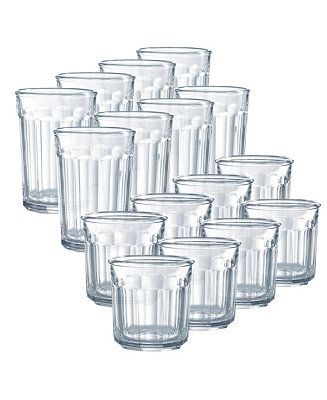 Working Glass Tumblers 16 Piece Glassware Set | Macys (US)