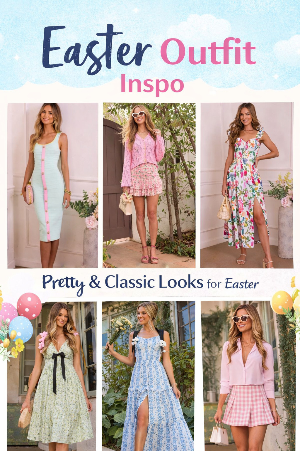 Easter outfit inspo is here 🌸🐣 Sharing pretty, feminine looks that are perfect for church, brunch, family photos, and all the spring events in between. Think soft florals, pastel tones, classic silhouettes, and the sweetest dressy details for an easy but put-together Easter look.

#EasterOutfit #EasterOutfitInspo #SpringStyle #FeminineStyle #PastelOutfits #EasterDress #BrunchOutfit #ChurchOutfit #SpringFashion #LTKStyle 

 #LTKootd #LTKSeasonal