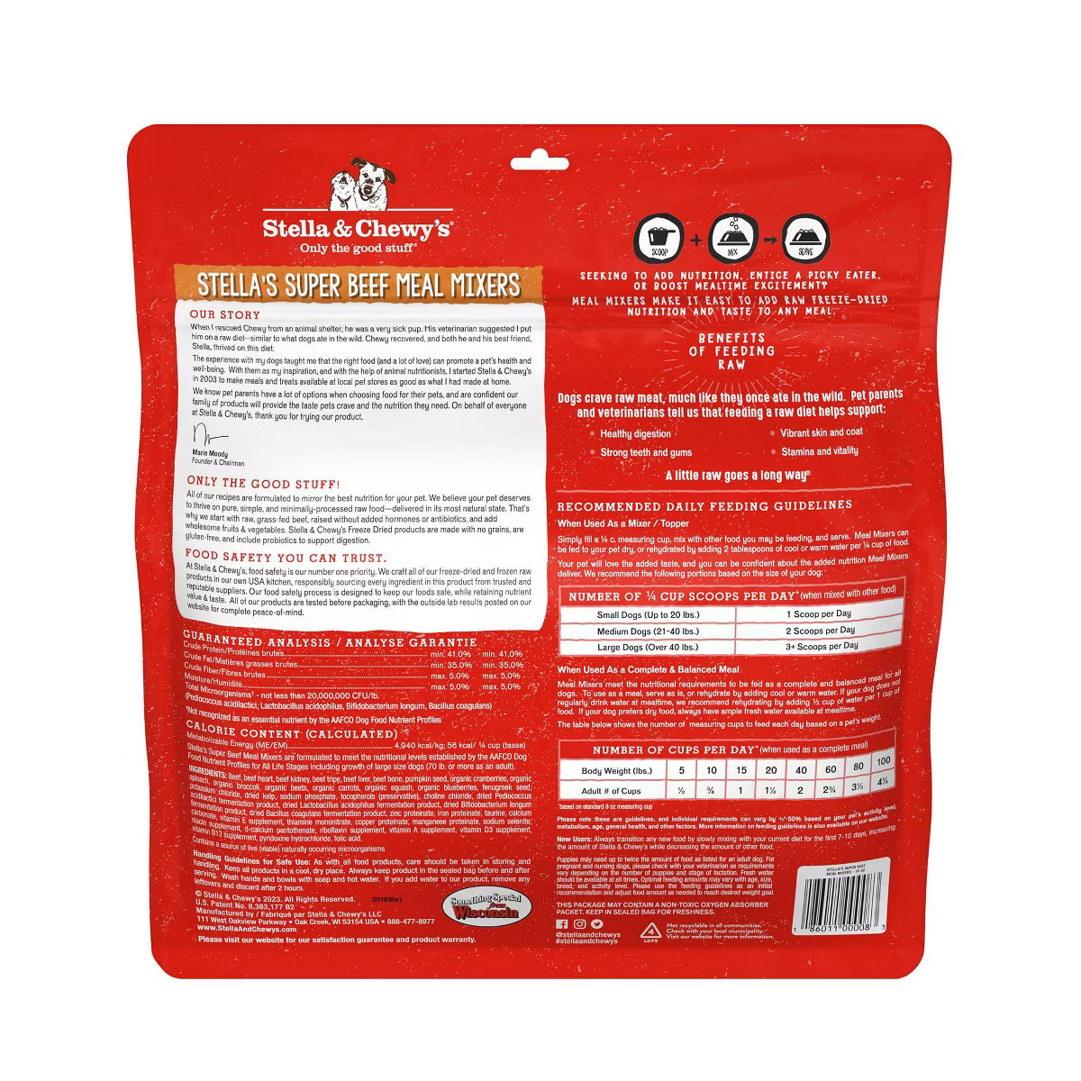 Stella & Chewy's Stella's Super Beef Flavor Mixers Dry Dog Food - 18oz | Target