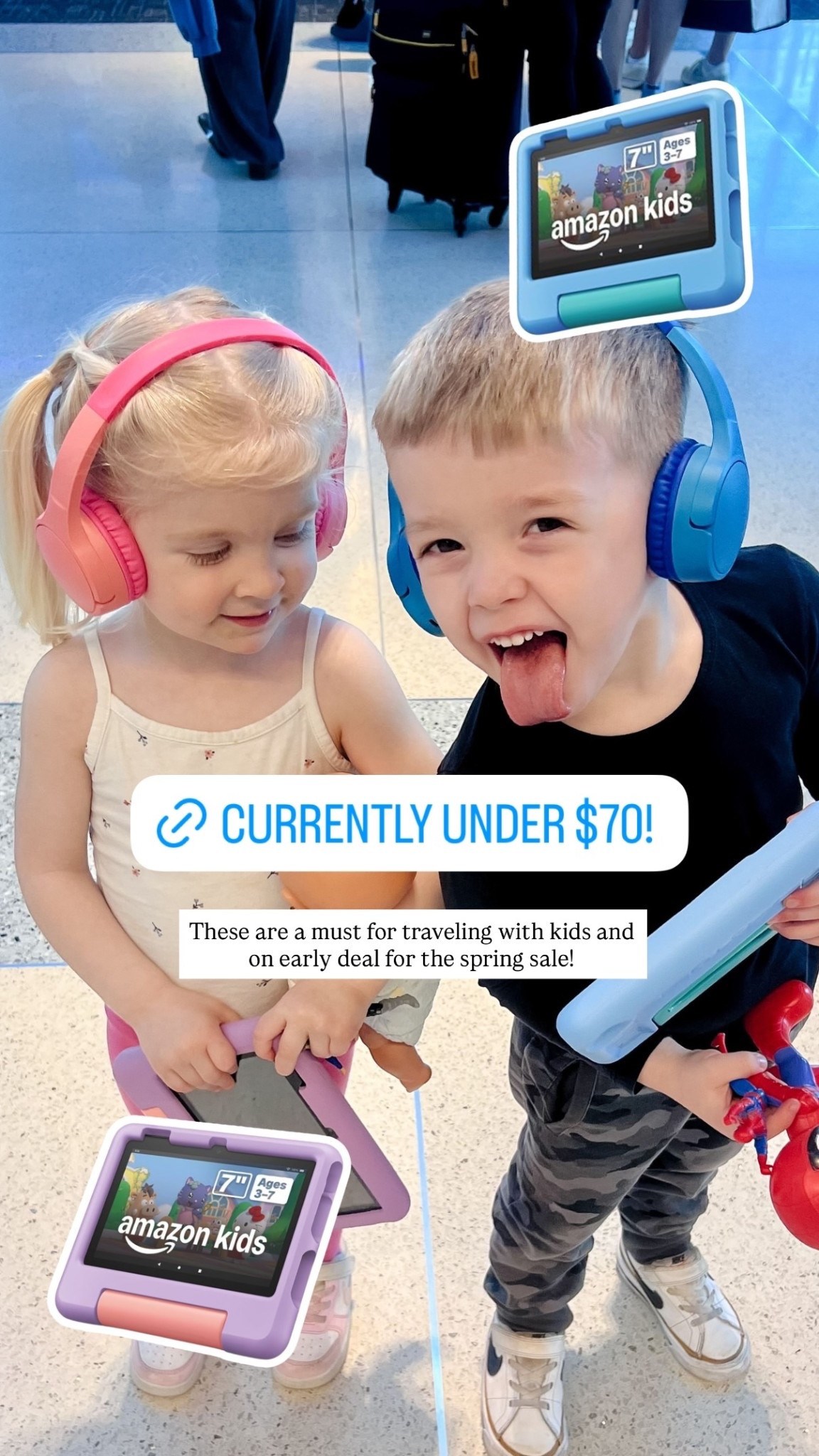 These are a must for traveling with kids and on early deal for the spring sale!