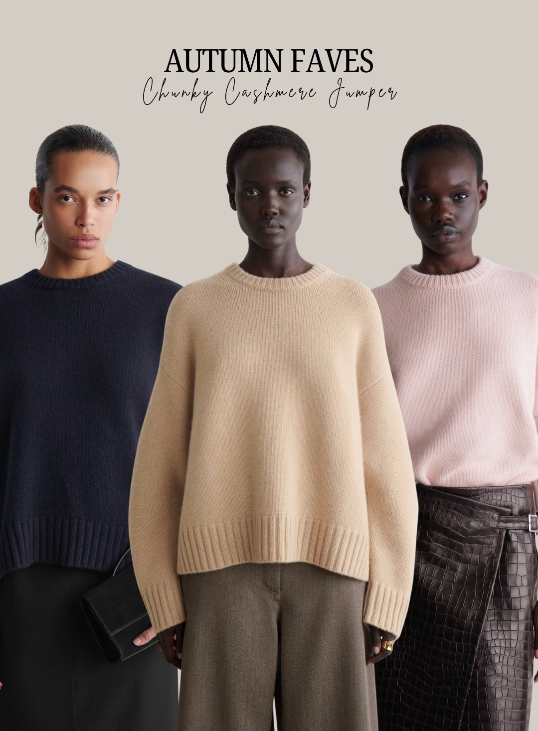 Find of the day! These gorgeous chunky cashmere jumpers 😍 Investment knitwear that will be timeless in your A/W wardrobe! 🍂

#LTKstyletip #LTKautumn #LTKeurope