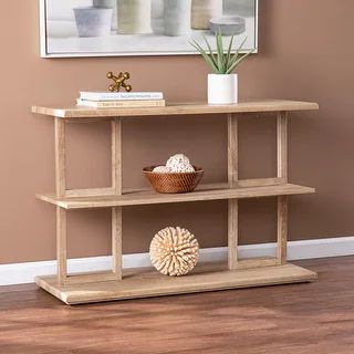 Carbon Loft Mabery Transitional Natural Wood Console Table | Bed Bath & Beyond