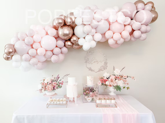 DIY Balloon Garland Arch Kit / Custom High Quality MATTE Colors -  Pink, Blush, Rose Gold, Birthd... | Etsy (US)