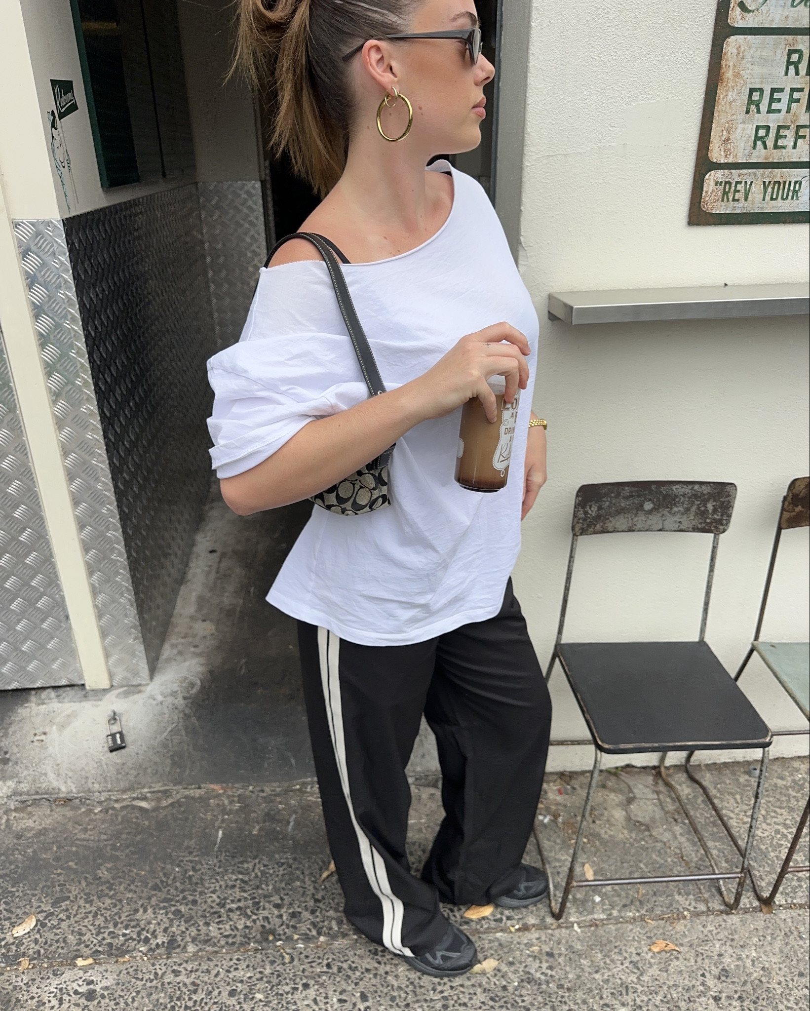 Coffee date outfit 
(wearing a size small in the pants but I wish I went up a size for more oversized fit) 

#LTKaustralia #LTKstyletip