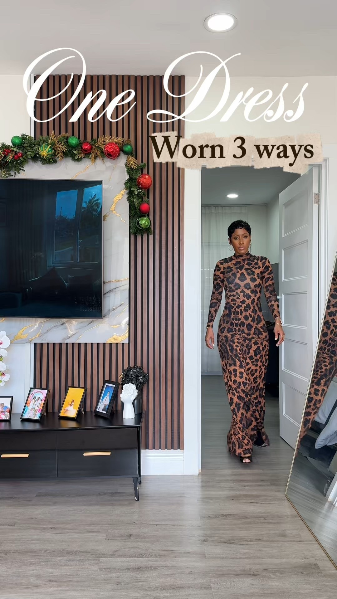 One dress… three different looks 🐆✨

I love pieces that give versatility — because you should be able to get multiple vibes out of what’s already in your closet.

Styled this leopard print dress from Meshki three ways:

#LTKOver40 #LTKootd #LTKPetite