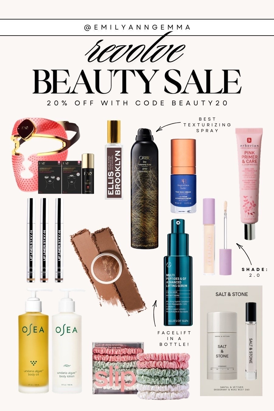 This Revolve beauty sale is too good to miss! 20% off with code BEAUTY20 ✨ Makeup, hair and skincare favorites! Shop 8/19 to 8/22!

#LTKBeauty #LTKgrwm #LTKSaleAlert